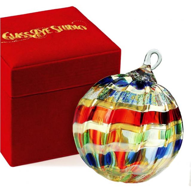 Mt. St. Helens Ash Hand Blown Glass Ornament - Limited Edition 2013 - Tapestry - 3
