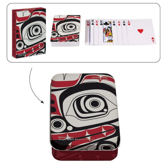 Playing Card Tin - Matriarch Bear