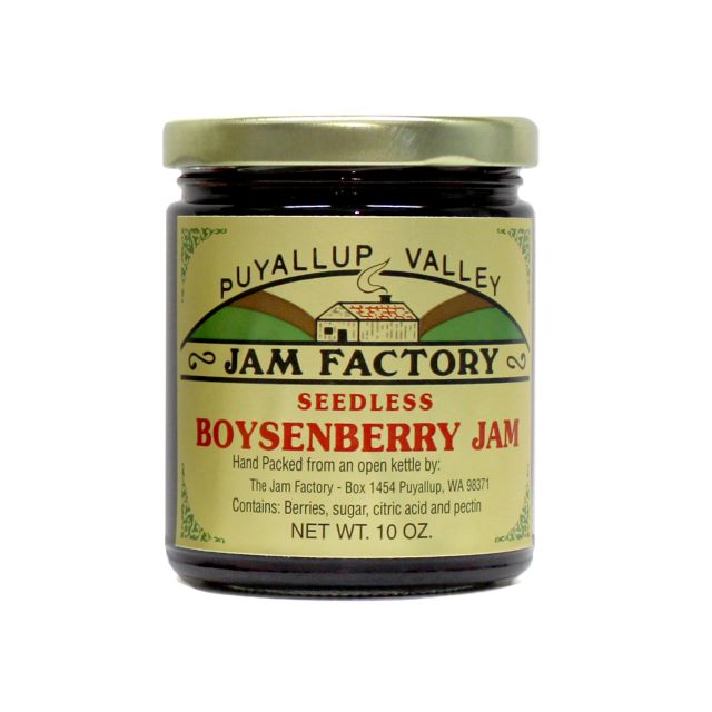 Puyallup Valley Jam Factory - Seedless Boysenberry Jam - 10 oz
