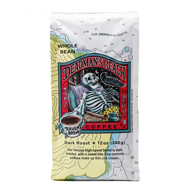 Raven's Brew - Deadman's Reach Dark Roast Coffee - 12oz Whole Bean