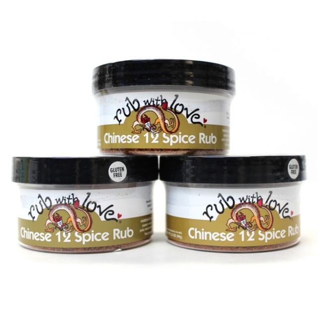 Rub With Love Chinese 12 Spice Rub - Special Offer: 10% off 3 tubs
