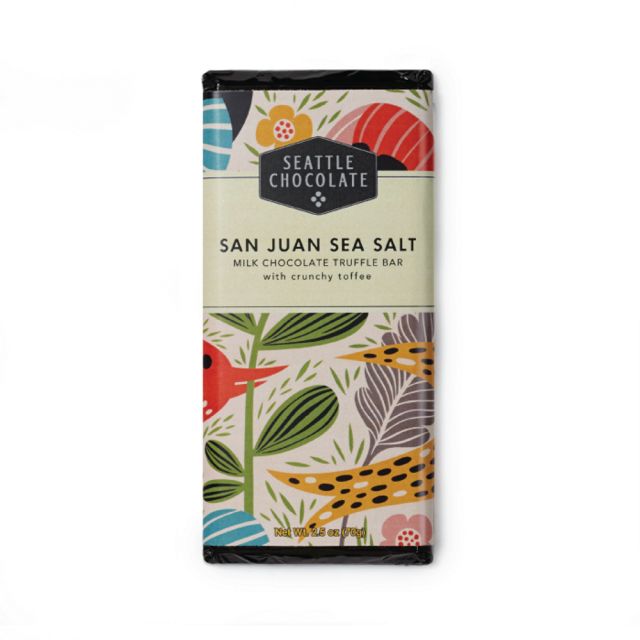 Seattle Chocolate - San Juan Sea Salt Truffle Bar - 2.5 oz