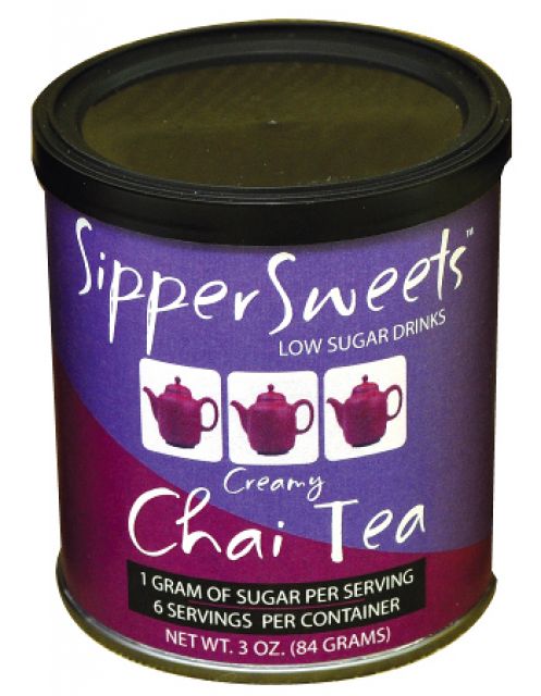 Sipper Sweets Low Sugar Drinks - Creamy Chai Tea - 3 oz