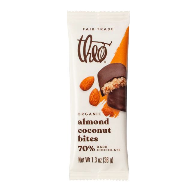 Theo Chocolate - Dark Chocolate Almond Coconut Bites - 1.3oz